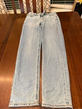 American Eagle Outfitters Light Wash Straight Leg Jeans